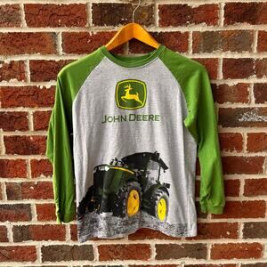 John Deere Long Sleeve T-shirt Size Kids L (14/16)